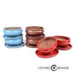 BASIC Tiesto oval 20 cm con plato colores