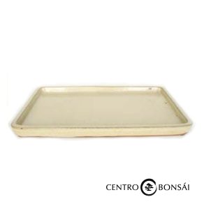 Plato rectangular 16 cm Color Crema