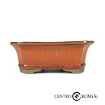 Tiesto rectangular 18 cm óxido