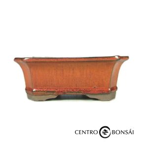 Tiesto rectangular 18 cm óxido