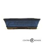 Tiesto rectangular 25 cm azul