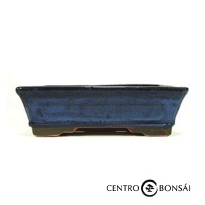Tiesto rectangular 25 cm azul