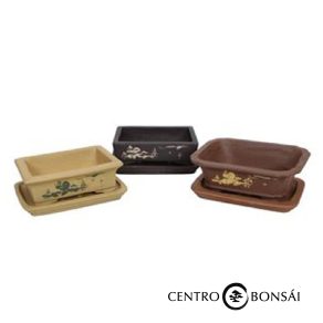 Tiesto rectangular con plato SE Yixing