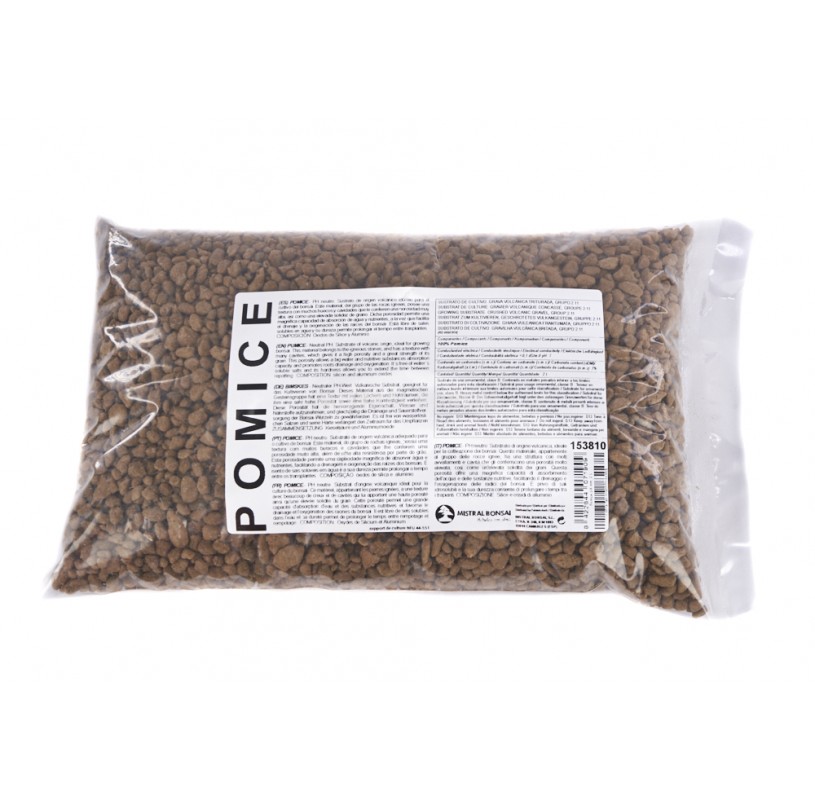 Sustrato Pomice grano de 3 a 8 mm. Saco de 2L Sustrato Pomice grano de 3 a 8 mm. Saco de 2L